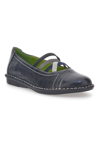 Ballerine Nero con Elastici Mio Tempo 19840