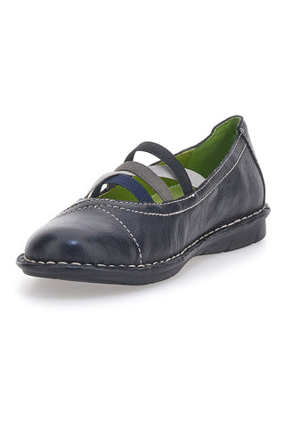 Ballerine Nero con Elastici Mio Tempo 19840
