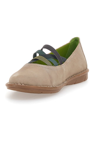 Ballerina Casual Beige Mio Tempo 19840