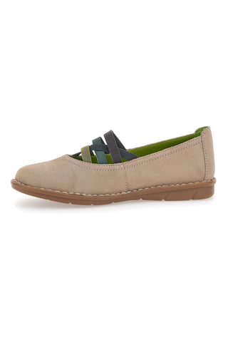 Ballerina Casual Beige Mio Tempo 19840