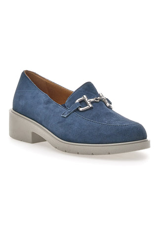 Blauer Mokassin Mio Tempo 21216