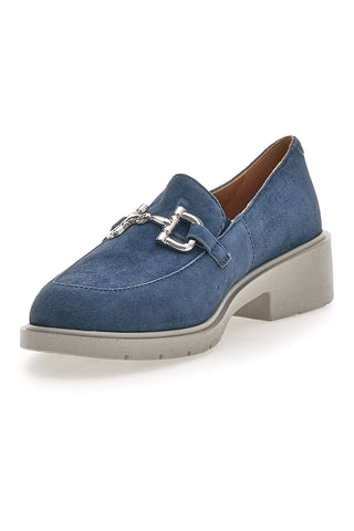 Blauer Mokassin Mio Tempo 21216