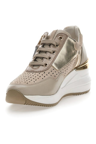 Beigefarbene Mio Tempo-Sneaker 19584