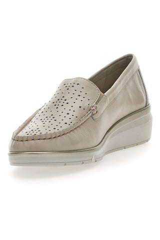 Beige Mio Tempo Mokassins 21178