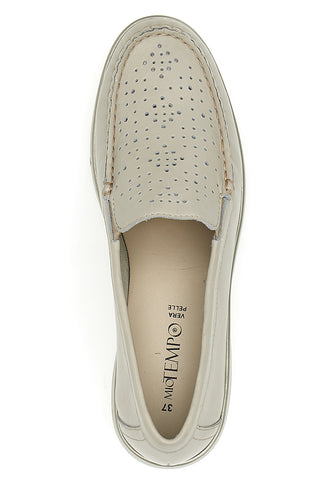 Beige Mio Tempo Mokassins 21178