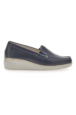 Mocassini Blu Mio Tempo 21178