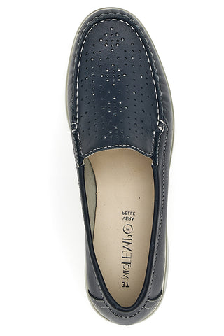 Blaue Mio Tempo Mokassins 21178