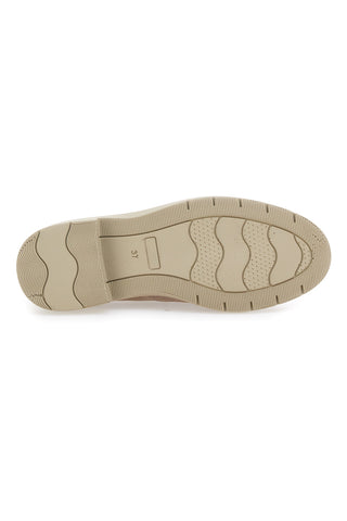 Beige Mokassins mit goldenem Bit Mio Tempo 21216