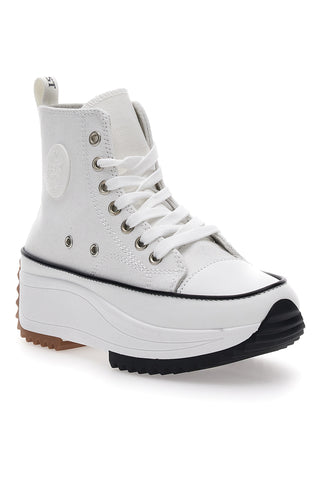 Sneakers Alte con Platform Bianche Everlast 02