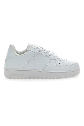 Weiße Sneakers mit Everlast 713-Schnürsenkeln