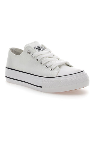 Everlast 2137 Weiße Canvas-Sneaker für Damen
