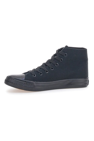 Everlast 238 hohe Sneakers aus schwarzem Canvas