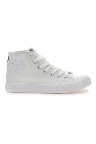 Everlast 238 hohe Sneakers aus weißem Canvas