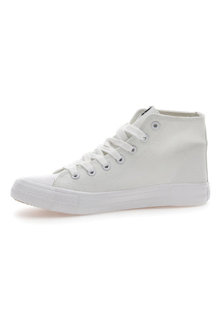 Everlast 238 hohe Sneakers aus weißem Canvas