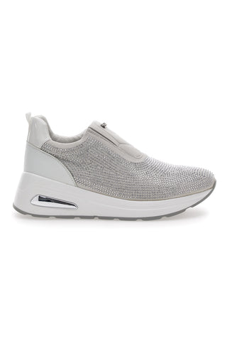 Graue Plateau-Sneaker in Blau, 369 Zoll