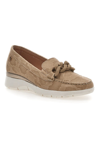 Beige Inblu Python Mokassin 17 IC