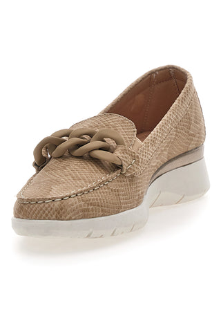 Beige Inblu Python Mokassin 17 IC
