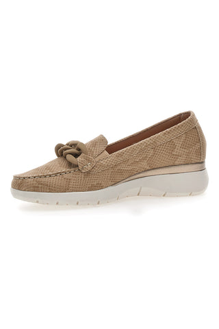 Beige Inblu Python Mokassin 17 IC