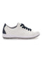Sneakers Bianche e Blu Con Sottopiede in Vera Pelle Inblu 51 Wg