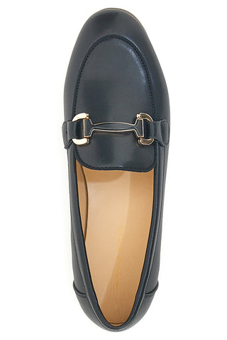 Mocassino nero con Morsetto Mariella Burani 50450