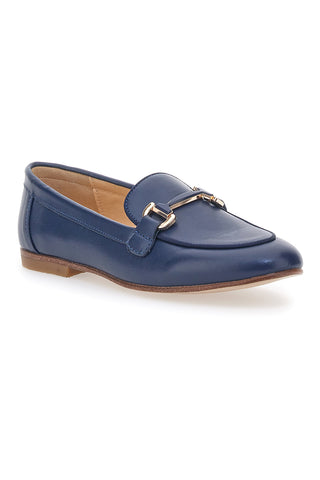 Blaue Mokassins mit Horsebit Mariella Burani 50450