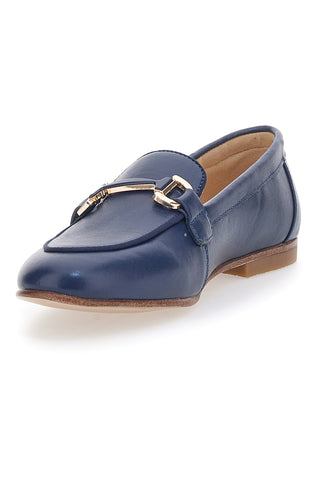 Blaue Mokassins mit Horsebit Mariella Burani 50450