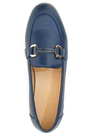 Blaue Mokassins mit Horsebit Mariella Burani 50450
