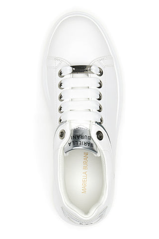 Weiße Sneakers mit Schnürsenkeln Mariella Burani 50280