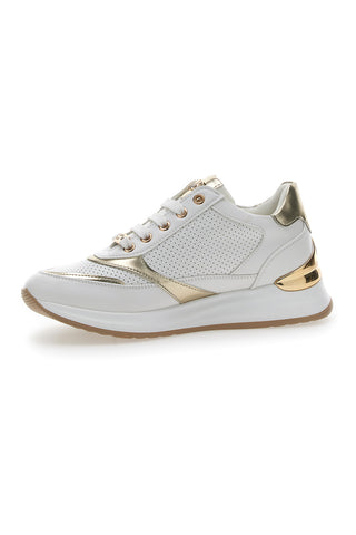 Sneakers Bianche e Oro Mariella Burani 50380