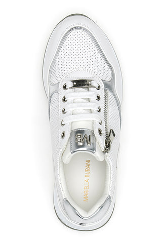 Weiße Keilsneaker von Mariella Burani 50384