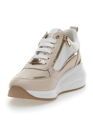 Sneakers con Zeppa Beige Mariella Burani 50390