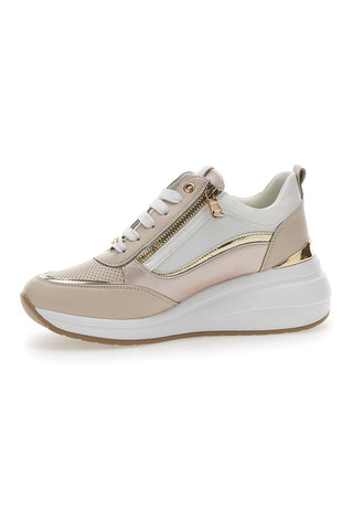 Sneakers con Zeppa Beige Mariella Burani 50390