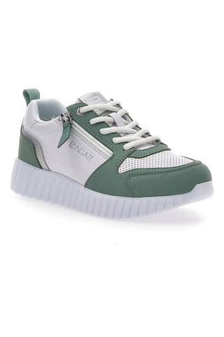Sneakers Bianche e Verdi con Lacci Bugatti D44ADO12