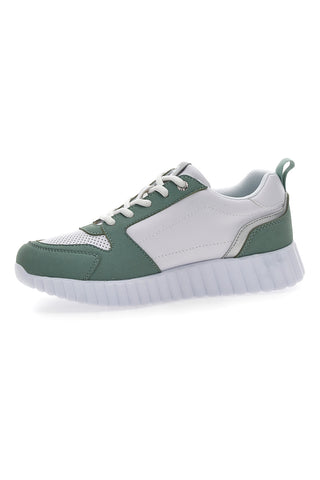 Sneakers Bianche e Verdi con Lacci Bugatti D44ADO12