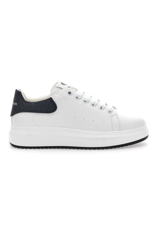 Sneakers Platform Bianche e Nere Laura Biagiotti 8360