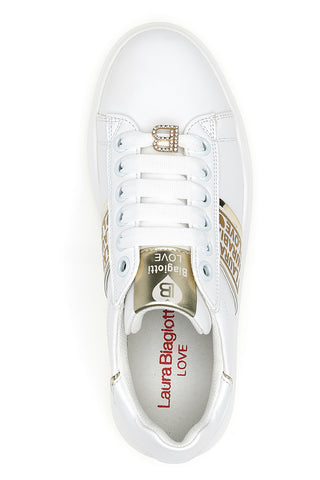 Sneakers Bianche con Lacci Laura Biagiotti 8945