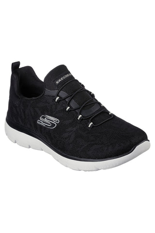 Skechers Summits Good Taste Schwarze Turnschuhe