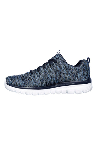 Skechers Graceful Twisted Fortune Damen-Sneaker in Blau