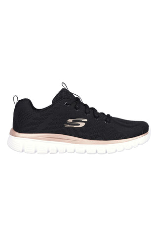 Sneakers Nero da Donna Skechers Graceful Get Cobbected