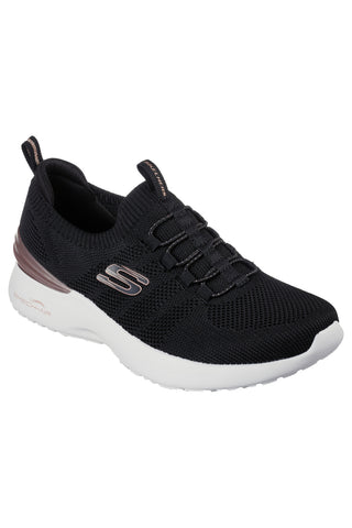 Skechers-Air Dynamight-Perfect Steps Damen-Sneaker in Schwarz