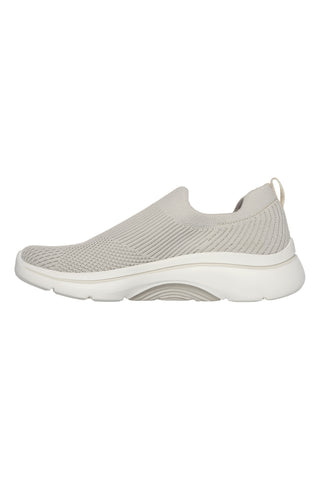 Skechers Go Walk Arch Fit 2.0 Graue Slip-On-Sneaker für Damen