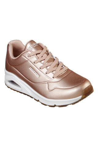 Skechers Uno-Rose Bold RoseGold-Sneaker für Damen