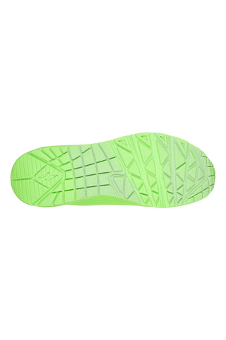 Sneakers Verde da Donna Skechers Uno-Night Shades
