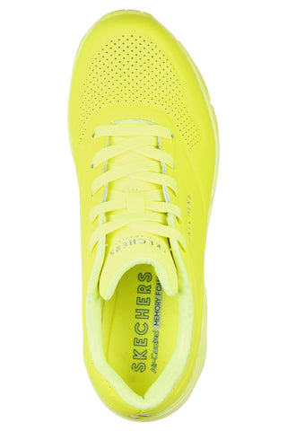 Sneakers Gialle da Donna Skechers Uno-Night Shades