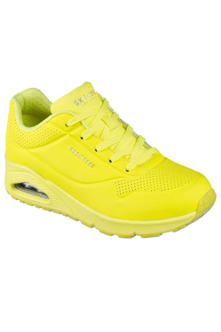 Sneakers Gialle da Donna Skechers Uno-Night Shades