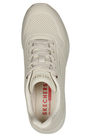 Sneakers Beige con Flatform Skechers Million Air