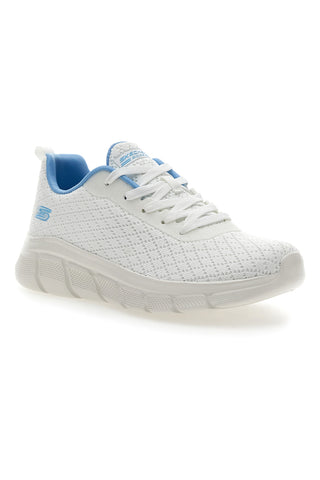 Skechers Bobs B Flex-Quick Pivot Weiße Sportschuhe
