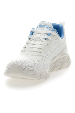 Skechers Bobs B Flex-Quick Pivot Weiße Sportschuhe