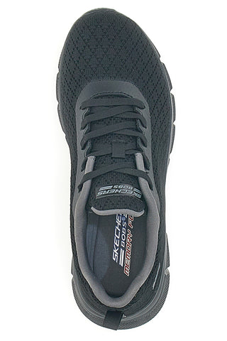 Sneakers Casual Nere in Mesh Skechers Bobs B Flex - Quick Pivot