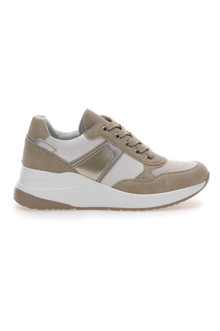 Beige Keilsneaker Mio Tempo 20205